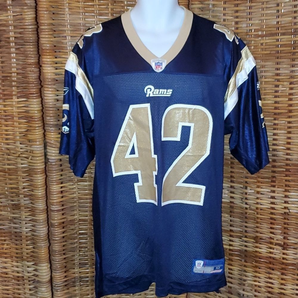 St. Louis Rams Sehorn #42 Reebok Jersey M